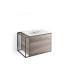 Mobile sospeso lavabo Lineabeta Grela 1 cassettone + cassetto interno