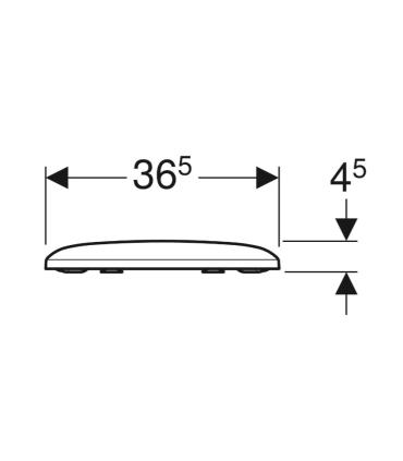 Geberit Icon Square normal toilet seat