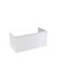 Suspended furniture for double washbasin Lineabeta Grela 1 drawer and inside