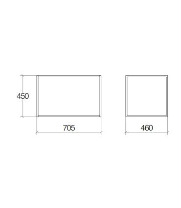 Frame for Lineabeta suspended base Grela series