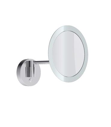 Specchio ingranditore LED a parete Lineabeta Mevedo 55863