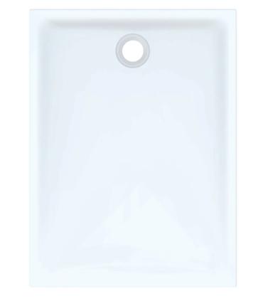 Rectangular shower tray in fine porcelain stoneware Geberit 45