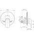 Miscelatore doccia incasso Ideal Standard Ceraflex A6757