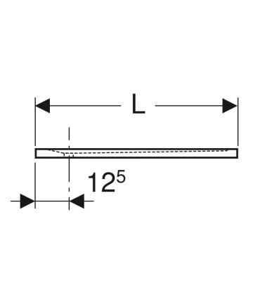 Geberit 35 Square Shower Tray