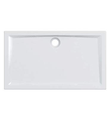 Rectangular shower tray in fine porcelain stoneware Geberit 60