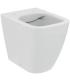 Floor mounted rimless toilet + Ideal Standard I.Life S