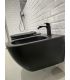 Bagno nero moderno ed elegante