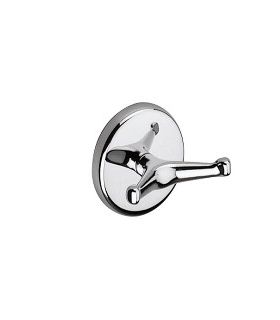 Clothes hook INDA Hotellerie double 8x5x7, chrome, A04210