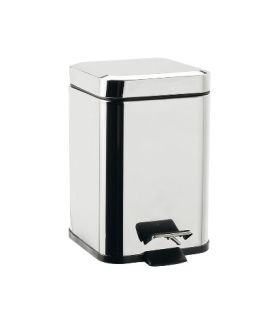 Portarifiuti con coperchio e pedale, Inda Hotellerie art.AV402AAL