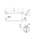 Towel rail INDA Hotellerie adjustable chrome