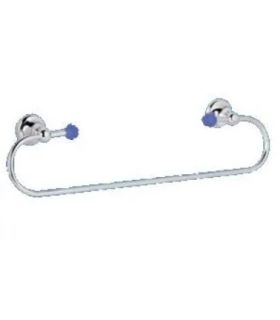 Towel rail chrome and coloured endings Bottiglioni collection Elite