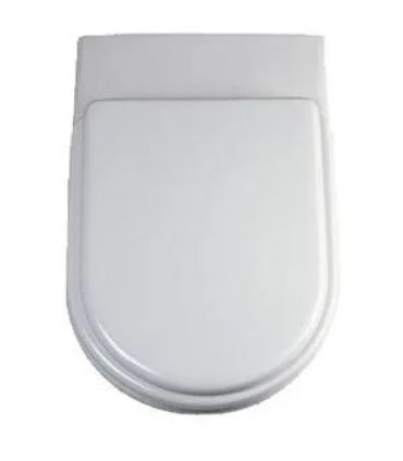 Toilet seat made of resin Ideal standard collection Esedra