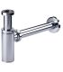 Ideal Standard siphon esthetique pour lavabo en metal chrome