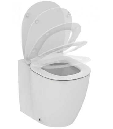 Floor standing toilet back to wall with seat Ideal Standard Connect