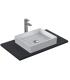 Lavabo da appoggio squadrato Ideal Standard Strada