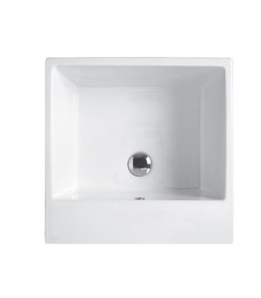 Colavene Volant two-coloured washbasin without hole for countertop or wall-mounted