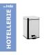 Bathroom dustbin with cover and pedal, Inda Hotellerie art.AV402AAL