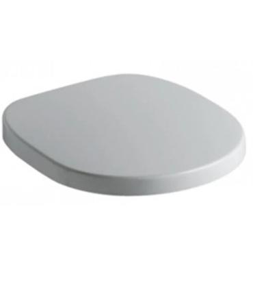 Enveloping toilet seat for toilet Ideal standard Connect made of resin