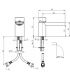 Miscelatore lavabo bocca prolungata Bellosta Funtanin 8105/P/S