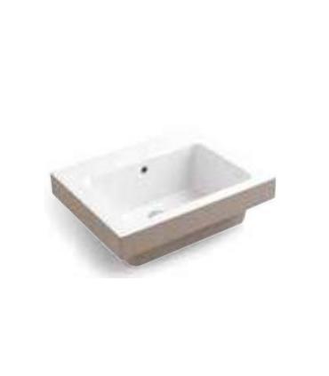 Colavene Alaqua two-tone one-hole wall-mounted washbasin