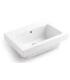 Colavene Alaqua two-tone one-hole wall-mounted washbasin