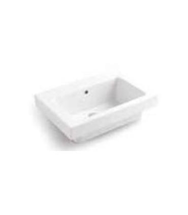 Colavene Alaqua two-tone one-hole wall-mounted washbasin