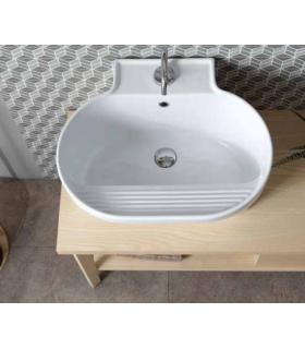 Lavabo à poser ou suspendu Colavene Tino sans trou