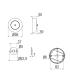 Wire clothesline INDA Hotellerie L.4-250, chrome, A04660