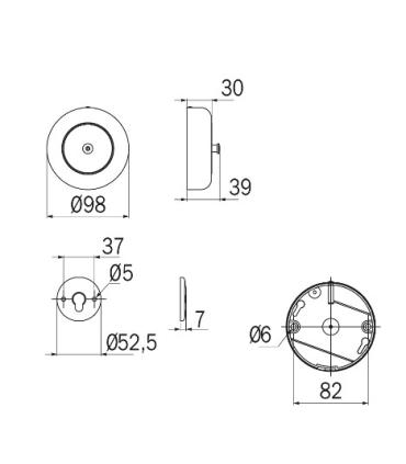 Wire clothesline INDA Hotellerie L.4-250, chrome, A04660