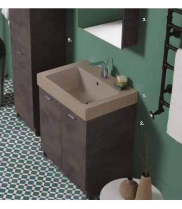 Colavene Alaqua single hole wall mounted washbasin
