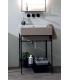 Colavene Volant two-coloured washbasin without hole for countertop or wall-mounted