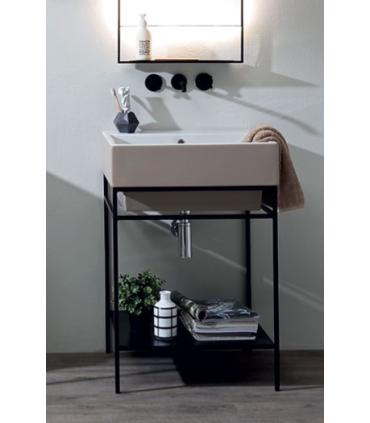 Colavene Volant two-coloured washbasin without hole for countertop or wall-mounted