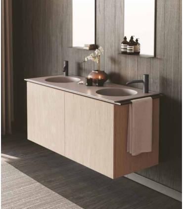 Lavabo da incasso doppio Colavene Skyland 2 fori