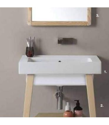 Colavene Alaqua single hole wall mounted washbasin