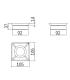 Soap holder INDA collection Divo