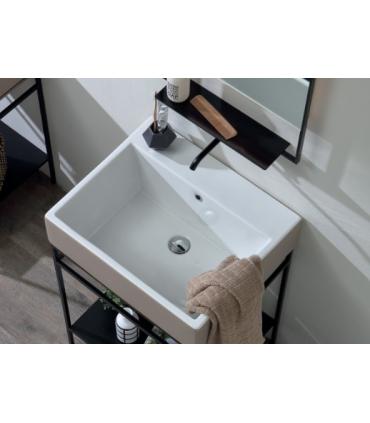 Colavene Volant two-coloured washbasin without hole for countertop or wall-mounted