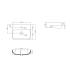 Colavene handrinse basin Mini series Single hole washbasins