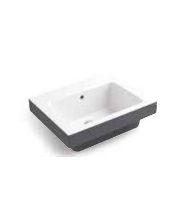 Colavene Alaqua two-tone one-hole wall-mounted washbasin