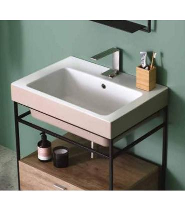 Two-tone wall-mounted washbasin without hole Colavene Alaqua