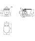 Cuvette suspendeux et abattant Ideal Standard connect