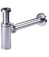 IDEAL STANDARD aesthetic siphon for washbasin made of metal chrome