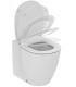 Floor standing toilet back to wall with seat Ideal Standard Connect