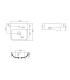 Colavene handrinse basin Mini series Single hole washbasins