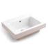 Colavene Alaqua two-tone one-hole wall-mounted washbasin