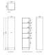 Meuble colonne pour salle de bain Colavene CA1401