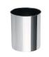 Bathroom dustbin with anti-slip base, Inda, collection Hotellerie stainless steel