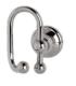 Clothes hook Bottiglioni 2905 collection elite in chromed brass.