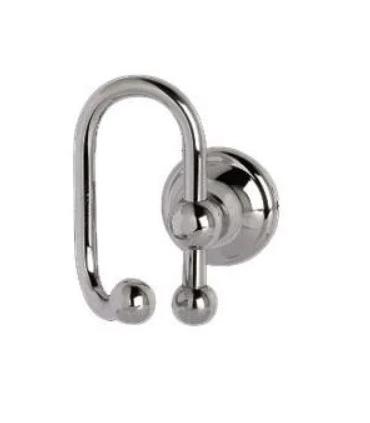 Clothes hook Bottiglioni 2905 collection elite in chromed brass.