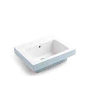 Colavene Alaqua two-tone one-hole wall-mounted washbasin