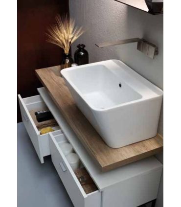 Colavene Wynn countertop or wall-hung sink with one hole